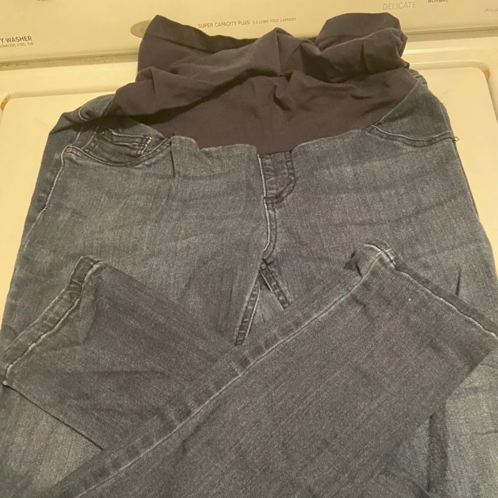 Indigo Blue maternity jeans jeggings size L